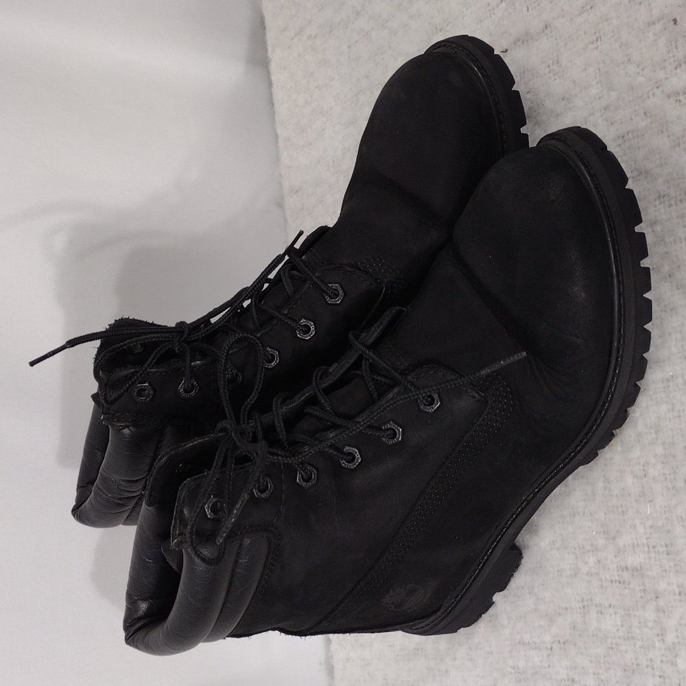 EUC Timberland Black Ortholite Boots Primaloft 400 gram A15QY Women's sz 9.5